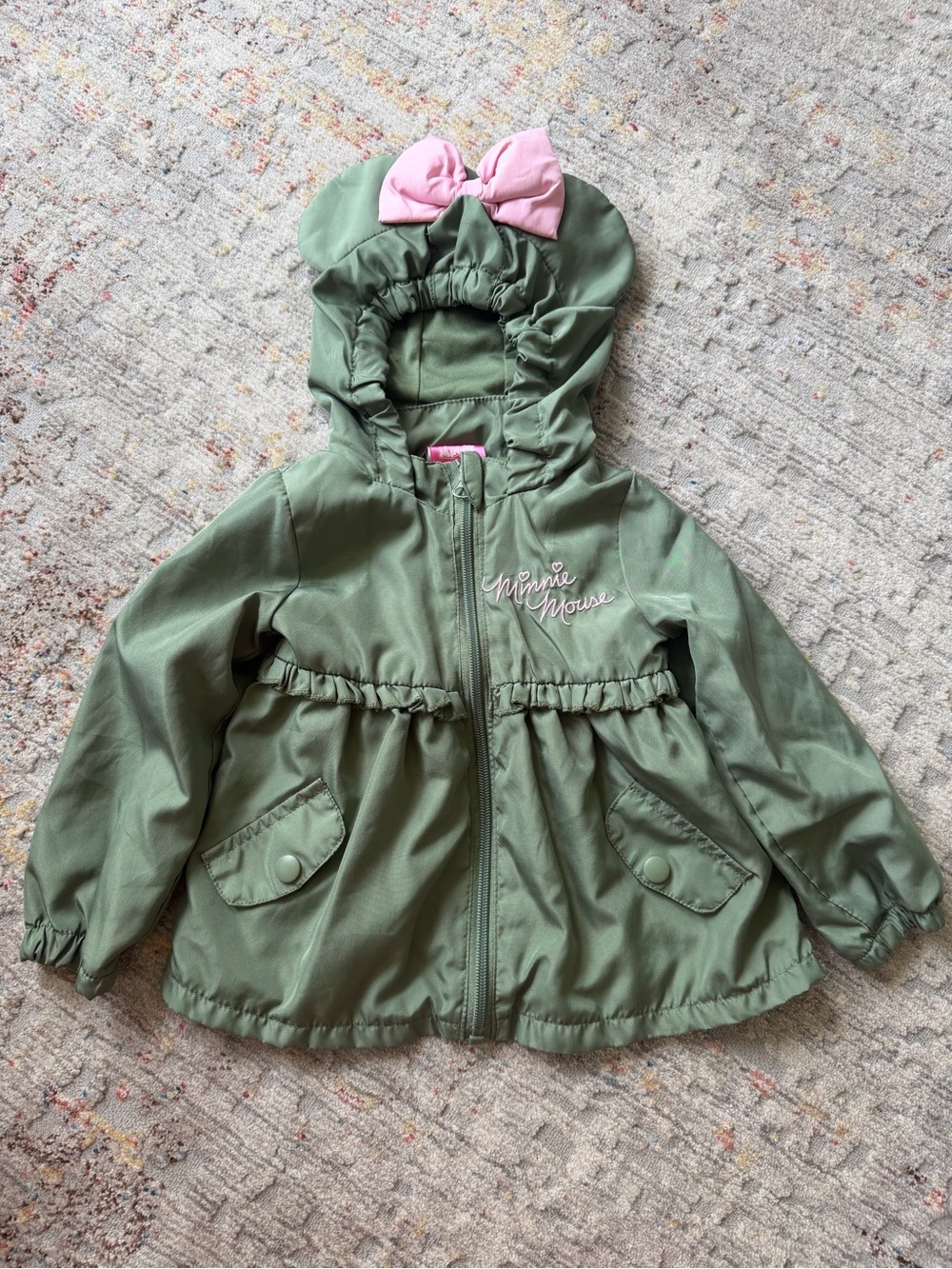 Minnie Mouse Hooded Jacket Size 2T